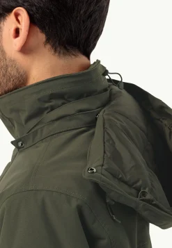 Lifestyle|Voor- En Najaarsjacks/-Jassen|Jack Wolfskin Glacier Canyon Parka