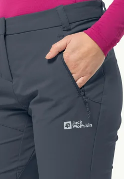 Wandelen|Softshellbroeken|Jack Wolfskin Glastal Winter Pants W
