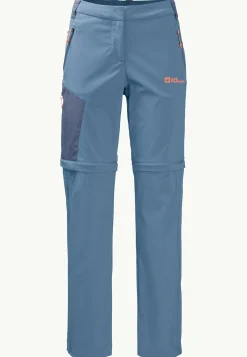 Wandelen|Softshellbroeken|Jack Wolfskin Glastal Zip Away Pants W