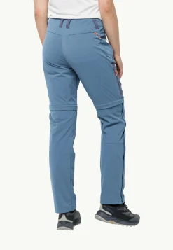 Wandelen|Softshellbroeken|Jack Wolfskin Glastal Zip Away Pants W