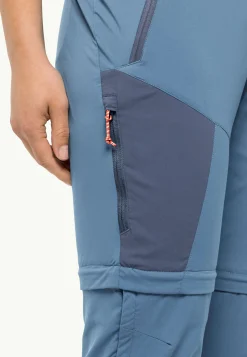 Wandelen|Softshellbroeken|Jack Wolfskin Glastal Zip Away Pants W
