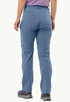 Wandelen|Softshellbroeken|Jack Wolfskin Glastal Zip Off Pants W