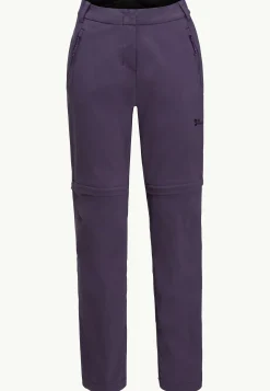 Wandelen|Softshellbroeken|Jack Wolfskin Glastal Zip Off Pants W
