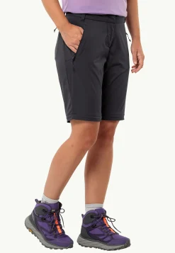 Wandelen|Softshellbroeken|Jack Wolfskin Glastal Zip Off Pants W