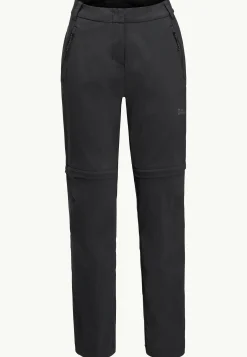 Wandelen|Softshellbroeken|Jack Wolfskin Glastal Zip Off Pants W