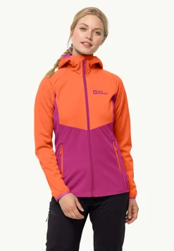 Wandelen|Voor- En Najaarsjacks/-Jassen|Jack Wolfskin Go Hike Softshell W