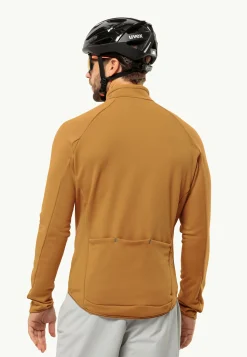 Fietsen|Voor- En Najaarsjacks/-Jassen|Jack Wolfskin Gravex Thermo Fz M Salted Caramel