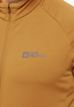 Fietsen|Voor- En Najaarsjacks/-Jassen|Jack Wolfskin Gravex Thermo Fz M Salted Caramel