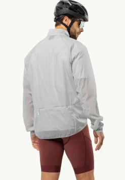 Fietsen|Voor- En Najaarsjacks/-Jassen|Jack Wolfskin Gravex Wind Jkt M Cool Grey