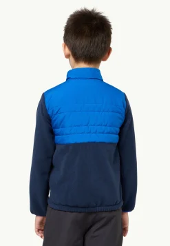 Fleece|Fleece Jacks|Jack Wolfskin Haldor Hybrid K crisp cobalt