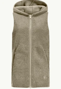 Lifestyle|Voor- En Najaarsjacks/-Jassen|Jack Wolfskin High Curl Long Vest W