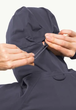 Wandelen|Voor- En Najaarsjacks/-Jassen|Jack Wolfskin Highest Peak Jacket W Graphite