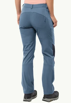 Wandelen|Softshellbroeken|Jack Wolfskin Hiking Alpine Pants W