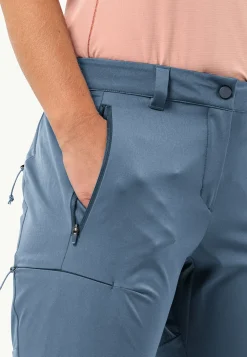 Wandelen|Softshellbroeken|Jack Wolfskin Hiking Alpine Pants W