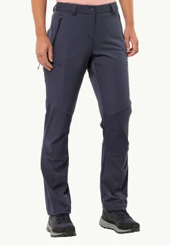 Wandelen|Softshellbroeken|Jack Wolfskin Hiking Alpine Pants W