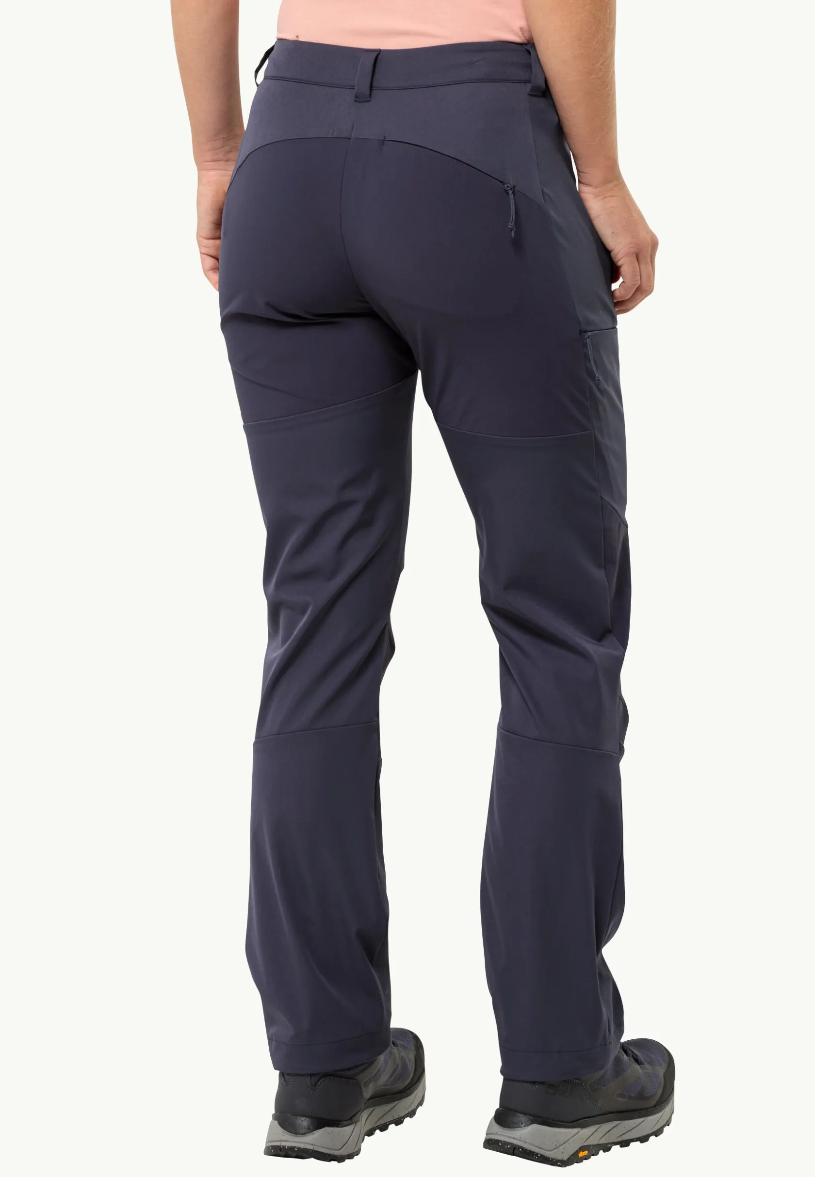 Wandelen|Softshellbroeken|Jack Wolfskin Hiking Alpine Pants W