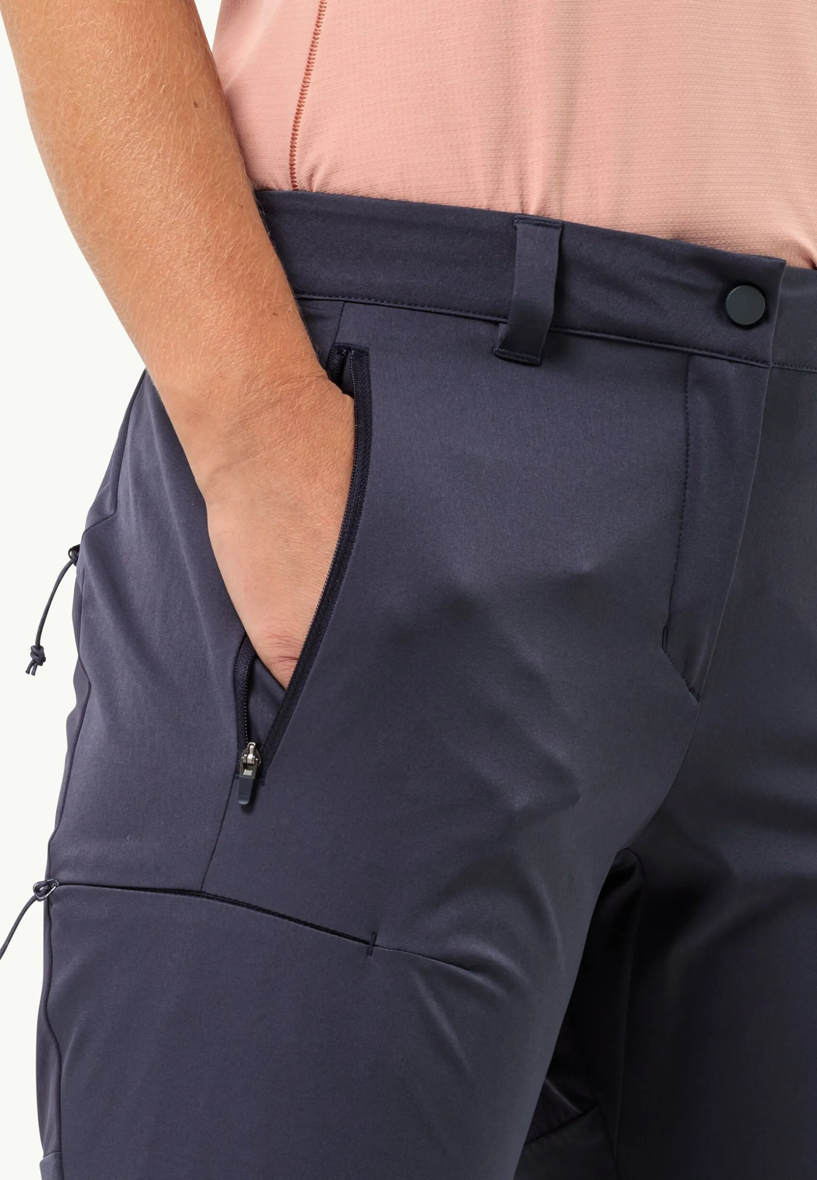 Wandelen|Softshellbroeken|Jack Wolfskin Hiking Alpine Pants W