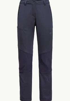 Wandelen|Softshellbroeken|Jack Wolfskin Hiking Alpine Pants W