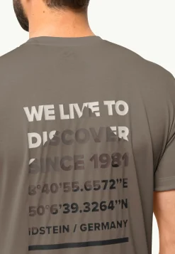 Wandelen|Functionele Shirts|Jack Wolfskin Hiking S/s T M