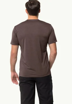Wandelen|Functionele Shirts|Jack Wolfskin Hiking S/s T M