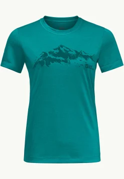Wandelen|Functionele Shirts|Jack Wolfskin Hiking S/s T W