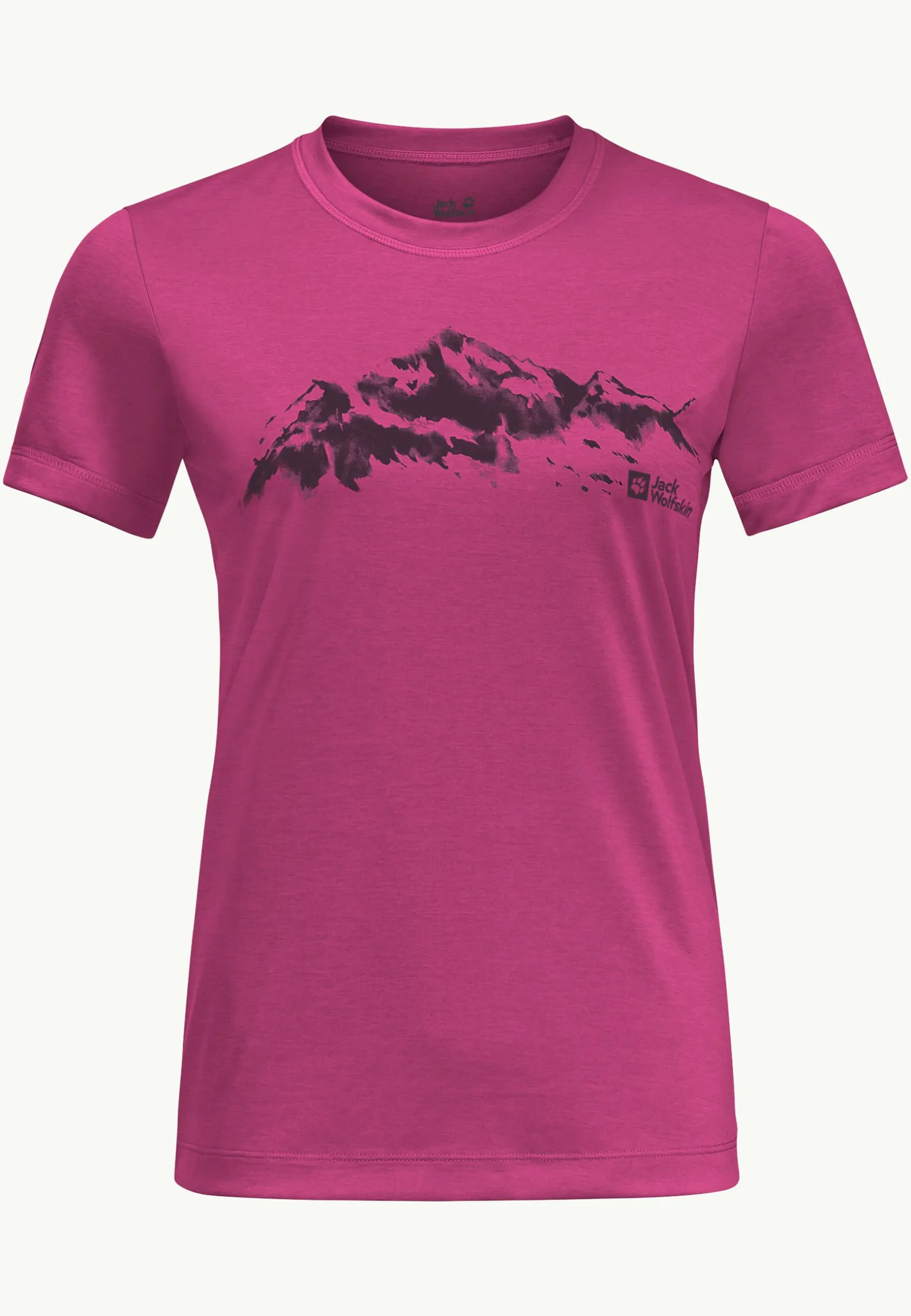 Wandelen|Functionele Shirts|Jack Wolfskin Hiking S/s T W