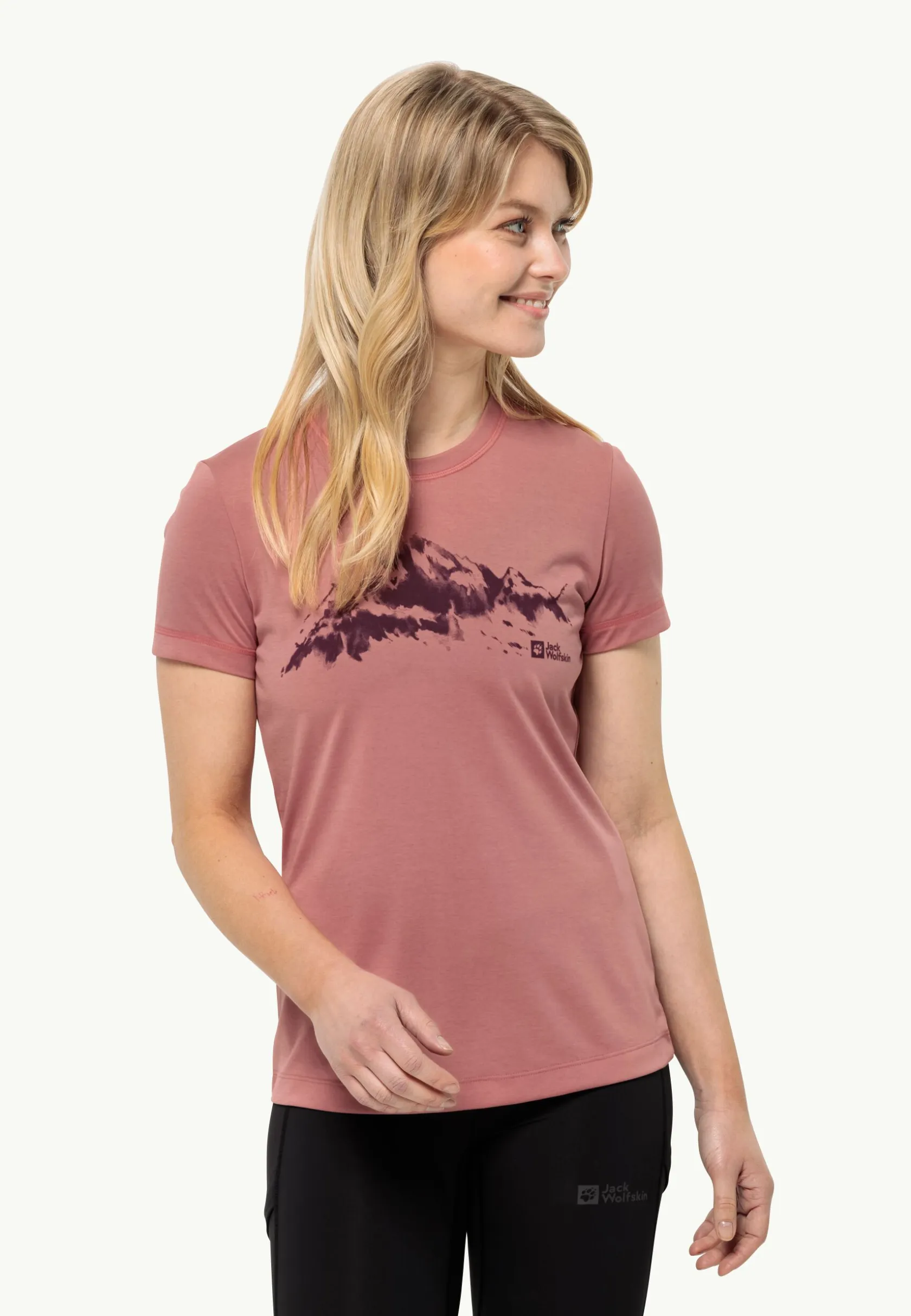 Wandelen|Functionele Shirts|Jack Wolfskin Hiking S/s T W