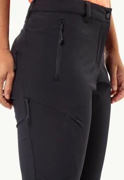 Wandelen|Softshellbroeken|Jack Wolfskin Holdsteig Pants W