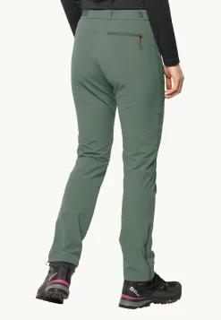 Wandelen|Softshellbroeken|Jack Wolfskin Holdsteig Pants W