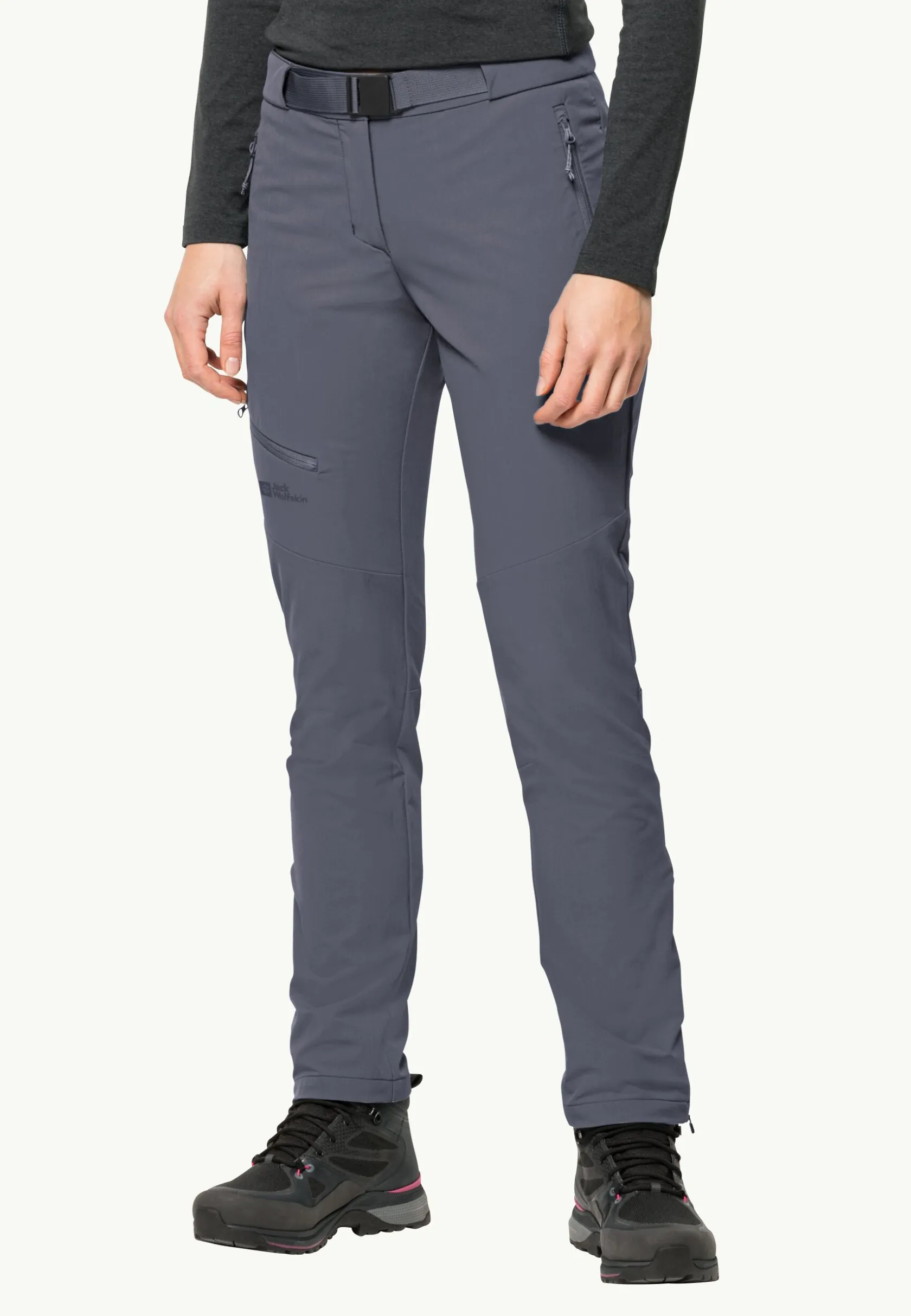 Wandelen|Softshellbroeken|Jack Wolfskin Holdsteig Pants W