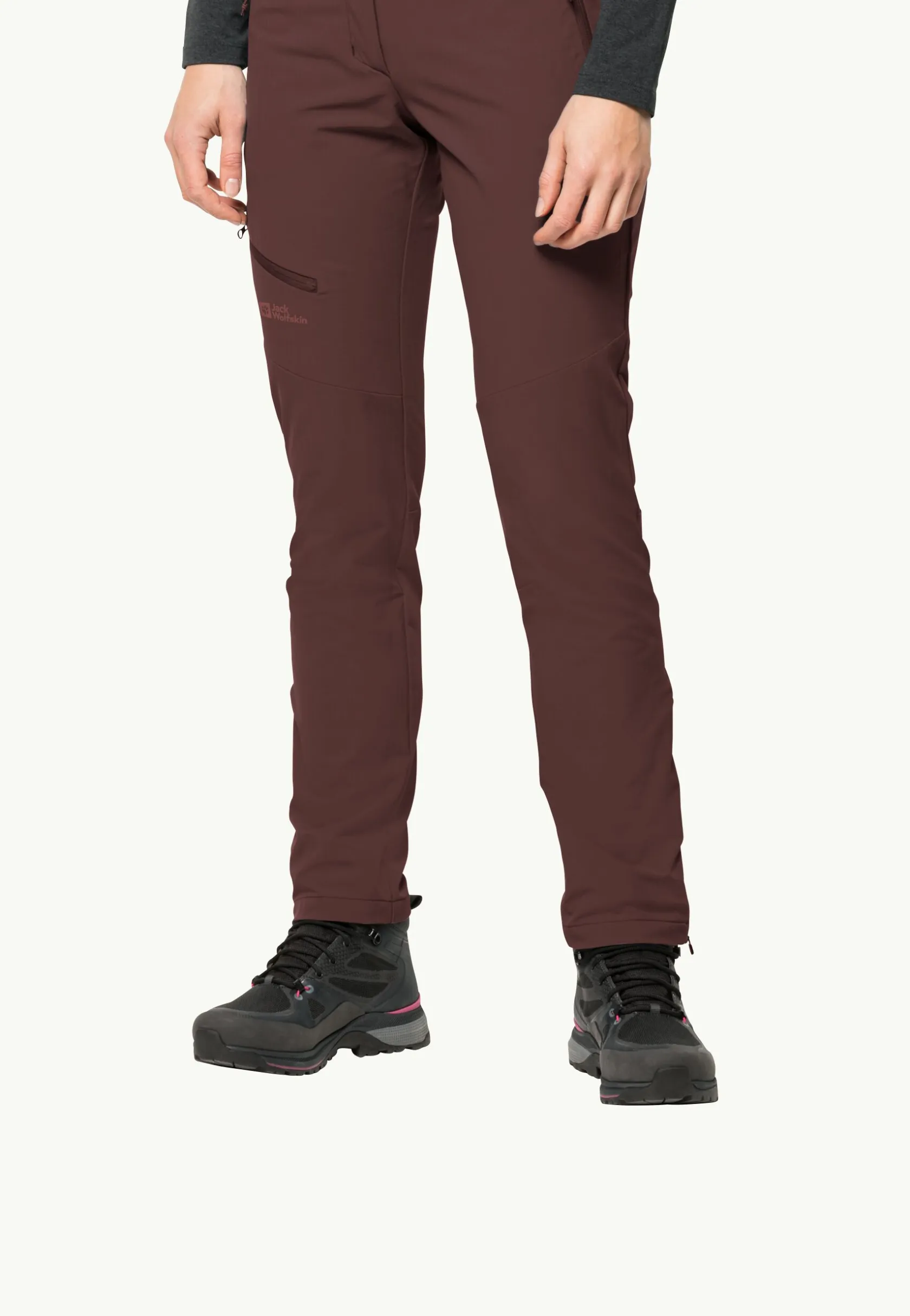 Wandelen|Softshellbroeken|Jack Wolfskin Holdsteig Pants W