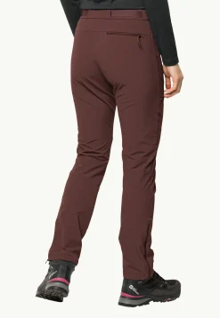 Wandelen|Softshellbroeken|Jack Wolfskin Holdsteig Pants W