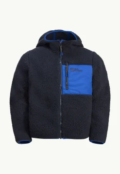 Voor- En Najaarsjacks/-Jassen|Fleece|Jack Wolfskin Ice Curl Hood Jacket K