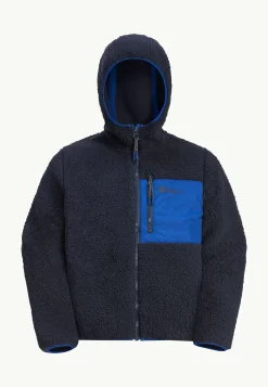 Voor- En Najaarsjacks/-Jassen|Fleece|Jack Wolfskin Ice Curl Hood Jacket K