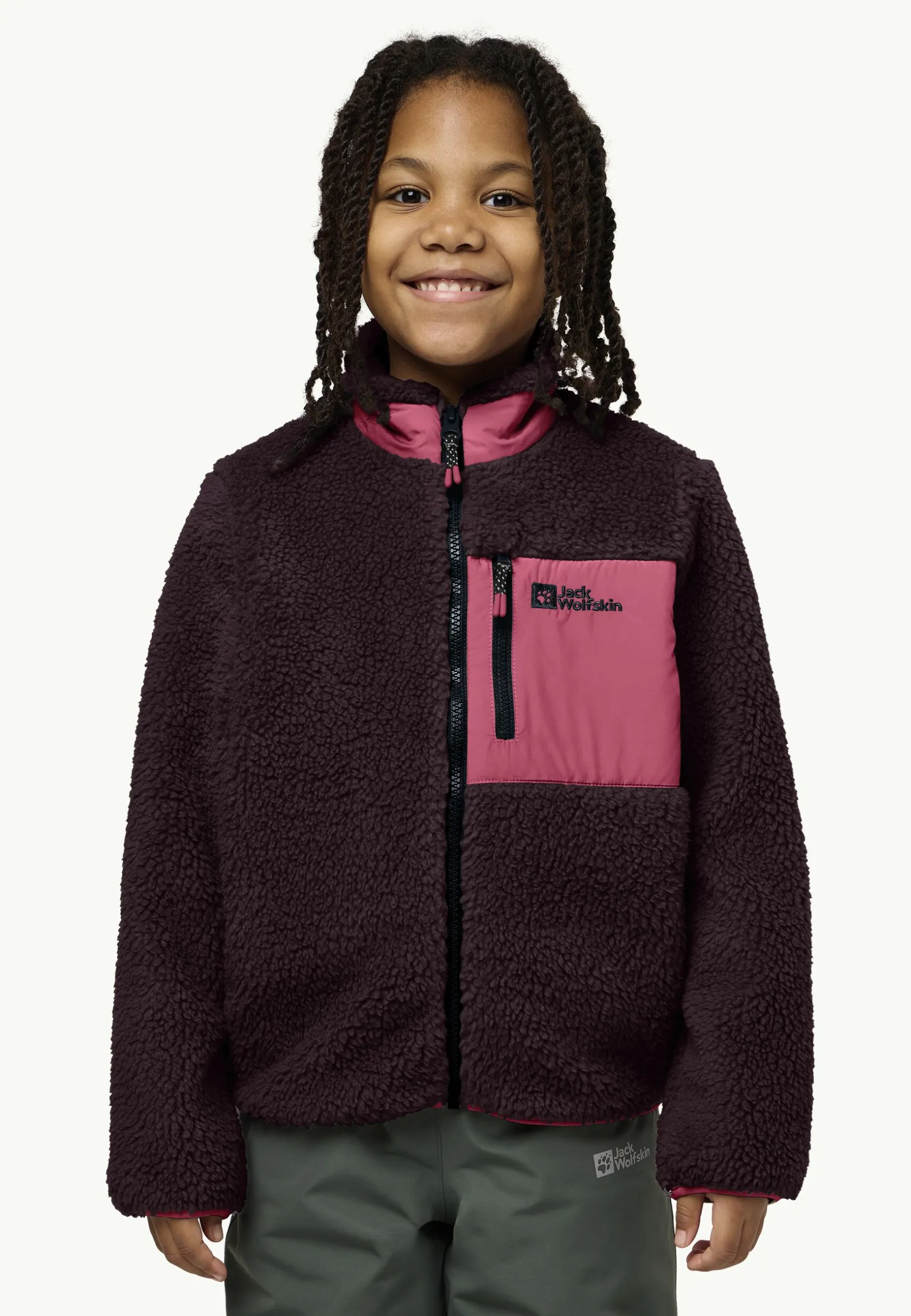 Voor- En Najaarsjacks/-Jassen|Fleece|Jack Wolfskin Ice Curl Jacket K