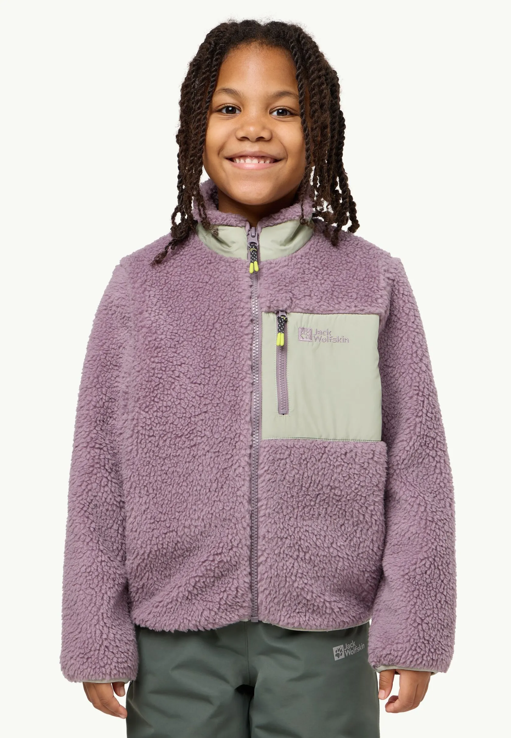 Voor- En Najaarsjacks/-Jassen|Fleece|Jack Wolfskin Ice Curl Jacket K