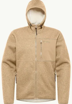 Fleece|Hoodies & Pullovers|Jack Wolfskin Kaminfeuer Hooded Jkt M