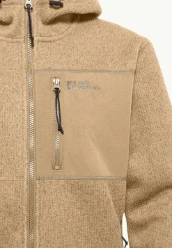 Fleece|Hoodies & Pullovers|Jack Wolfskin Kaminfeuer Hooded Jkt M