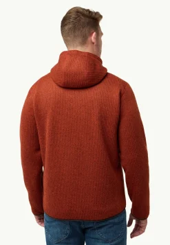 Fleece|Hoodies & Pullovers|Jack Wolfskin Kaminfeuer Hooded Jkt M