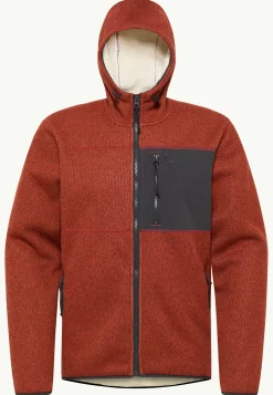 Fleece|Hoodies & Pullovers|Jack Wolfskin Kaminfeuer Hooded Jkt M