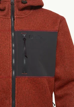 Fleece|Hoodies & Pullovers|Jack Wolfskin Kaminfeuer Hooded Jkt M