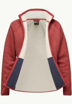 Voor- En Najaarsjacks/-Jassen|Fleece|Jack Wolfskin Kaminfeuer Jkt W
