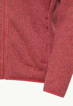 Voor- En Najaarsjacks/-Jassen|Fleece|Jack Wolfskin Kaminfeuer Jkt W