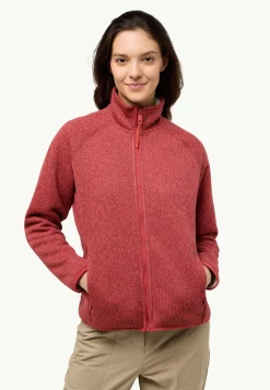 Voor- En Najaarsjacks/-Jassen|Fleece|Jack Wolfskin Kaminfeuer Jkt W