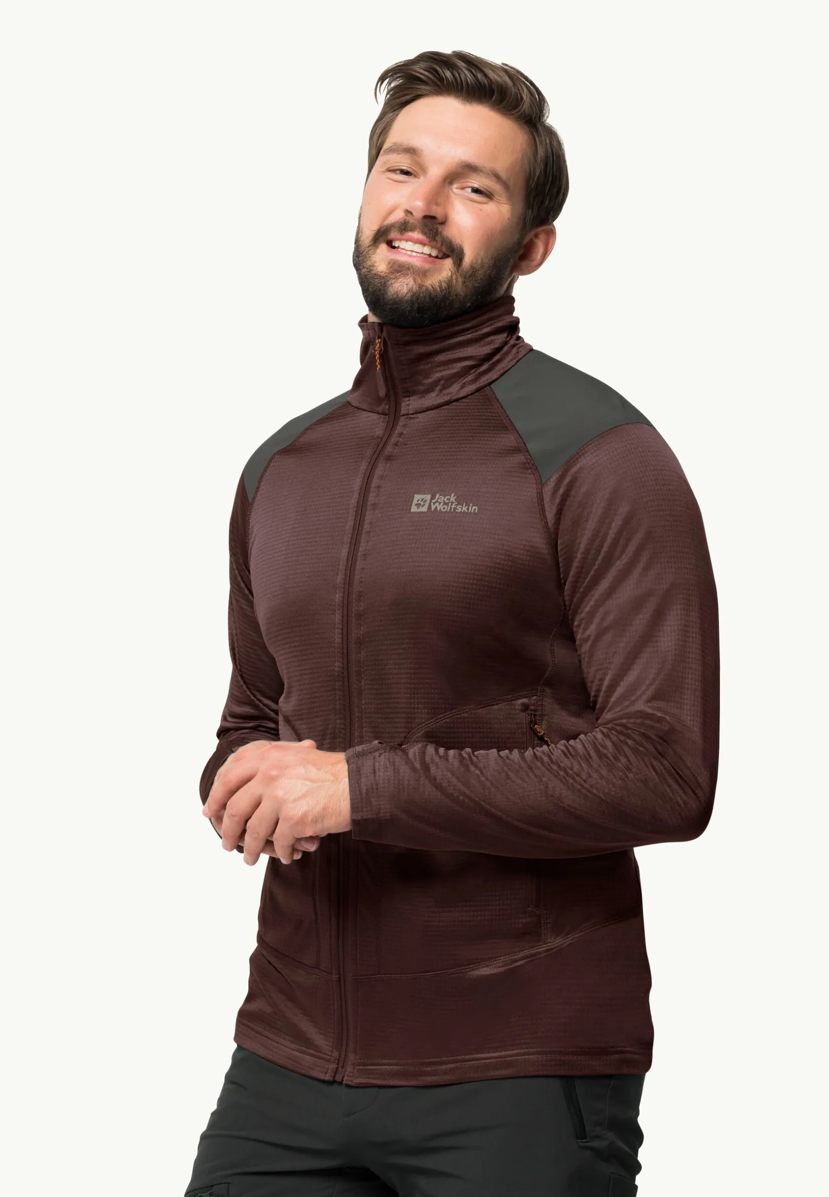 Trekking|Voor- En Najaarsjacks/-Jassen|Jack Wolfskin Kammweg Fz M