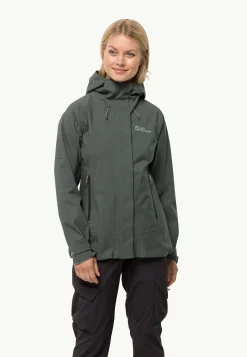 Trekking|Voor- En Najaarsjacks/-Jassen|Jack Wolfskin Kammweg 2l Jkt W