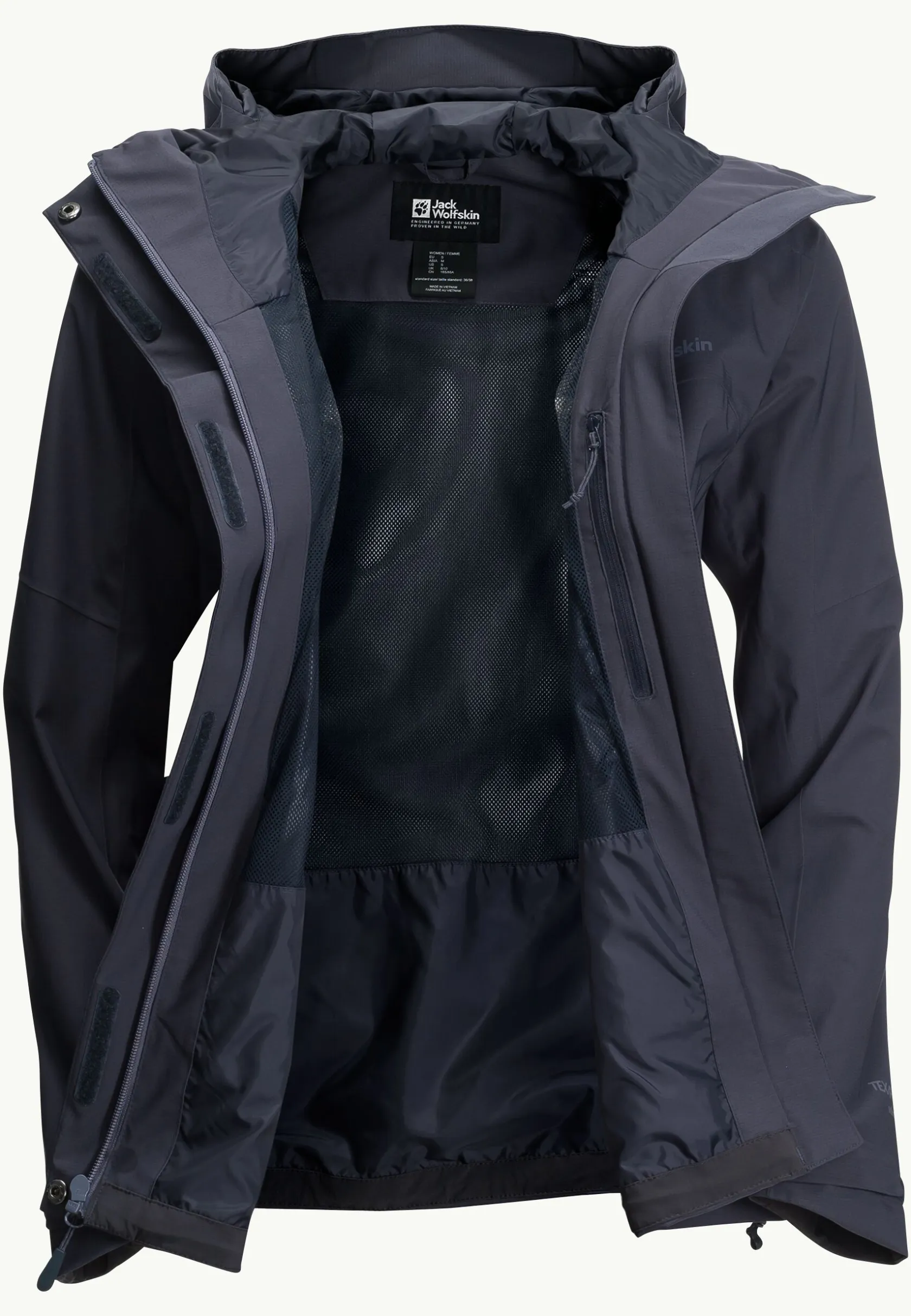 Trekking|Voor- En Najaarsjacks/-Jassen|Jack Wolfskin Kammweg 2l Jkt W