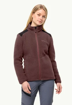 Wandelen|Trekking|Jack Wolfskin Kammweg Pile Fz W