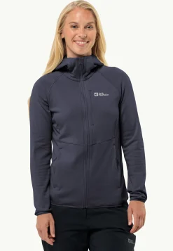 Wandelen|Voor- En Najaarsjacks/-Jassen|Jack Wolfskin Kolbenberg Hooded Fz W