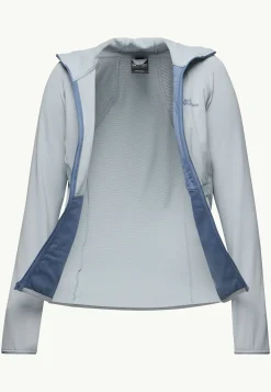 Wandelen|Voor- En Najaarsjacks/-Jassen|Jack Wolfskin Kolbenberg Hooded Fz W